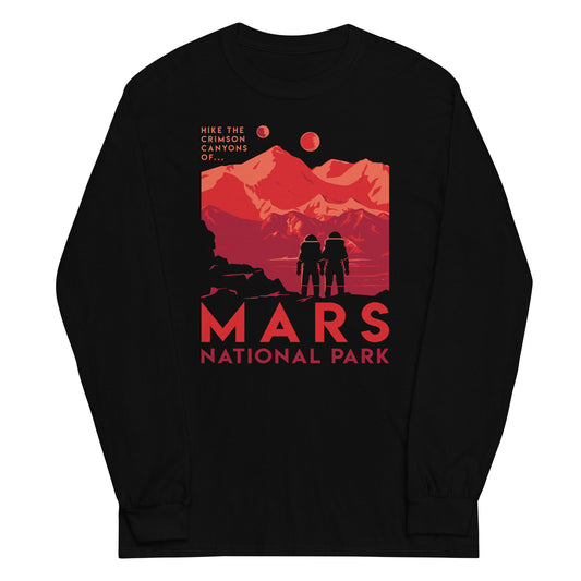 Mars National Park Unisex Long Sleeve Tee