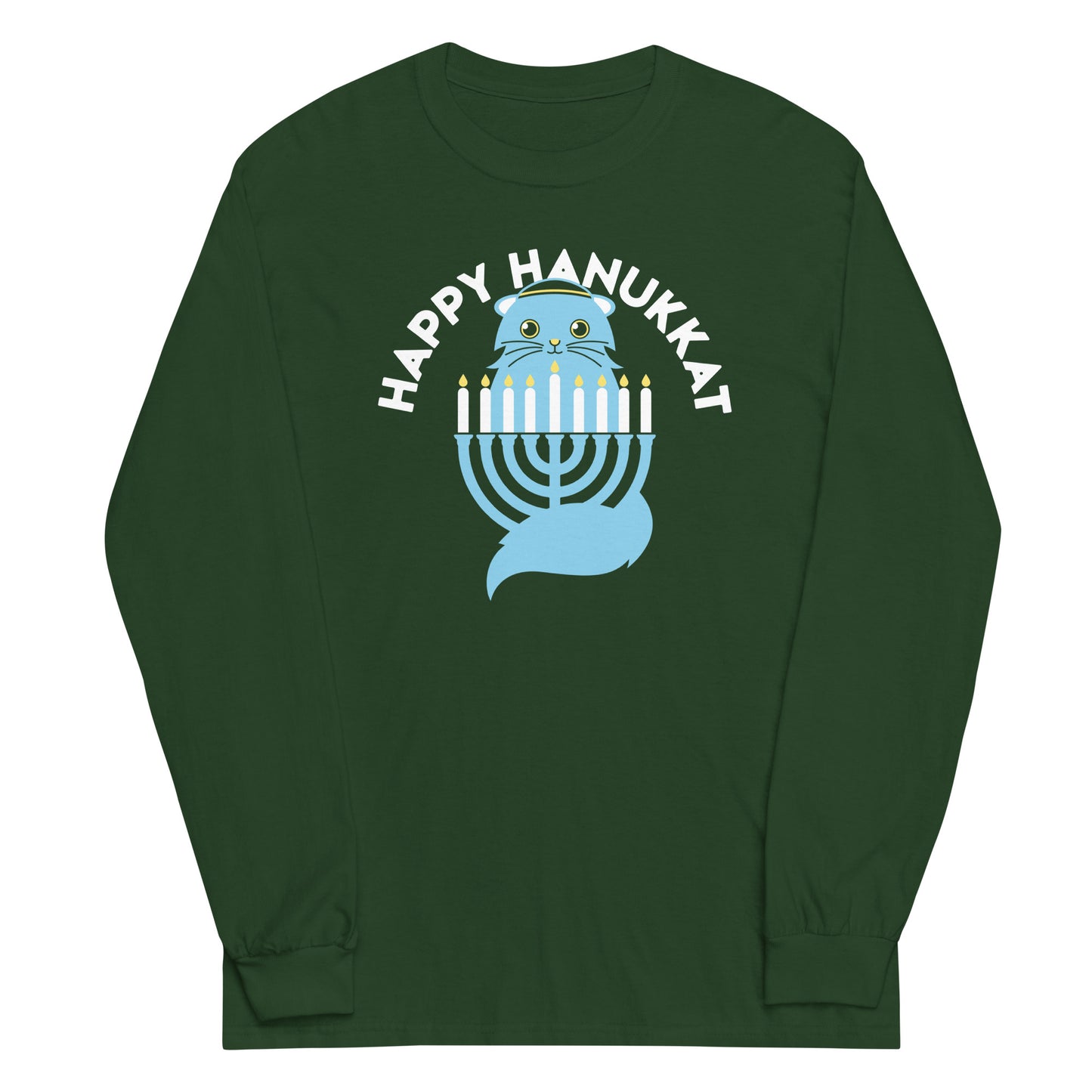 Happy Hanukkat Unisex Long Sleeve Tee