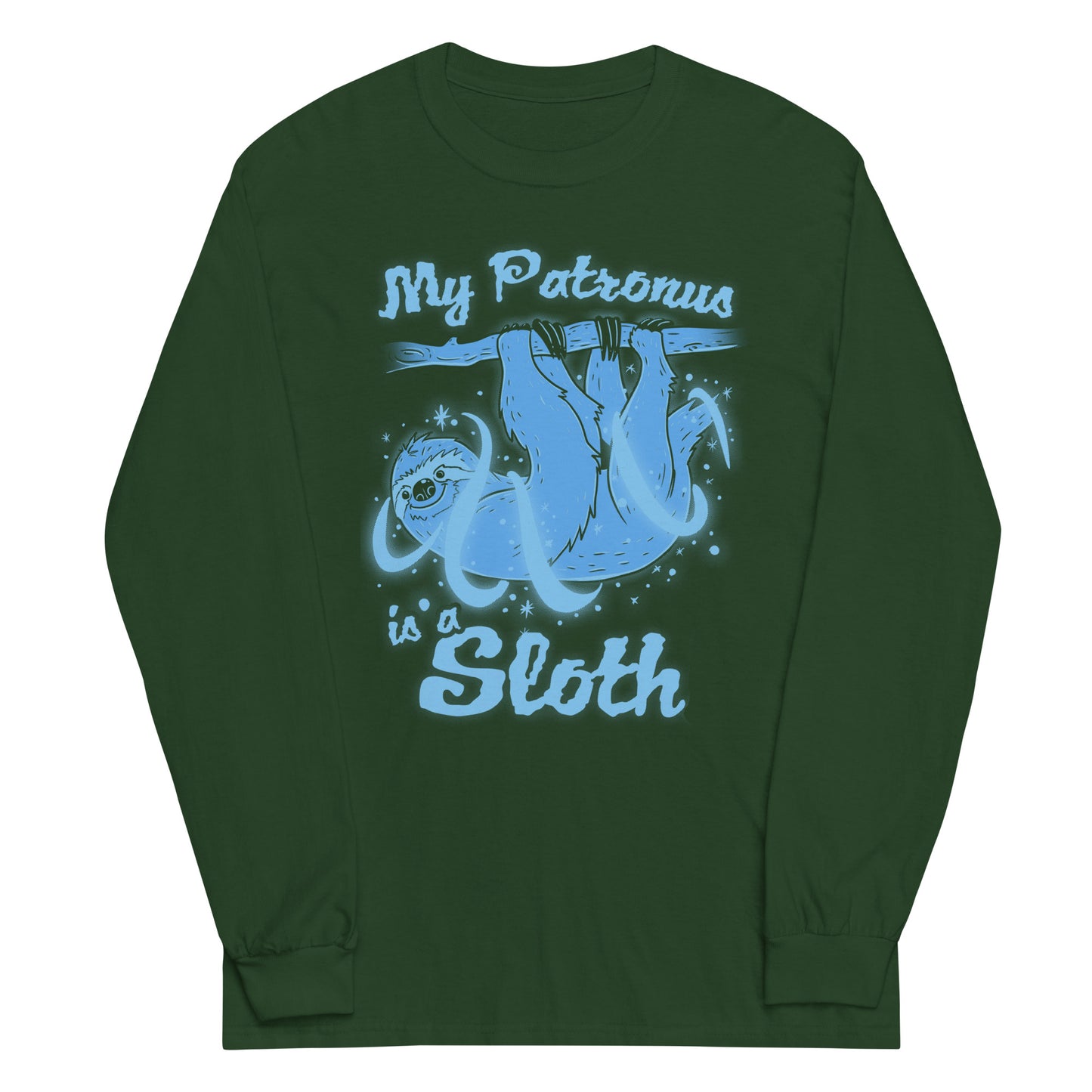 My Patronus Is A Sloth Unisex Long Sleeve Tee