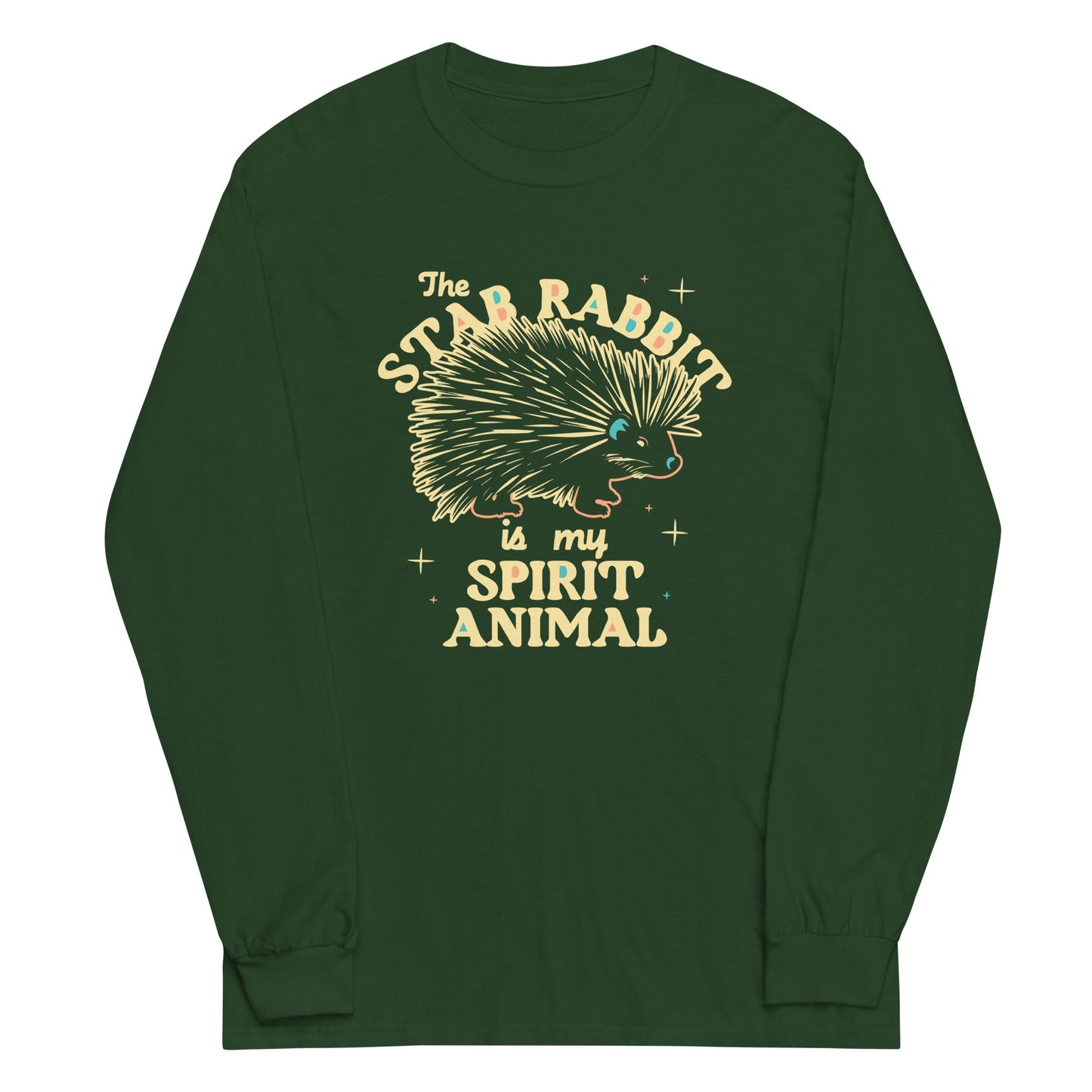 The Stab Rabbit Is My Spirit Animal Unisex Long Sleeve Tee