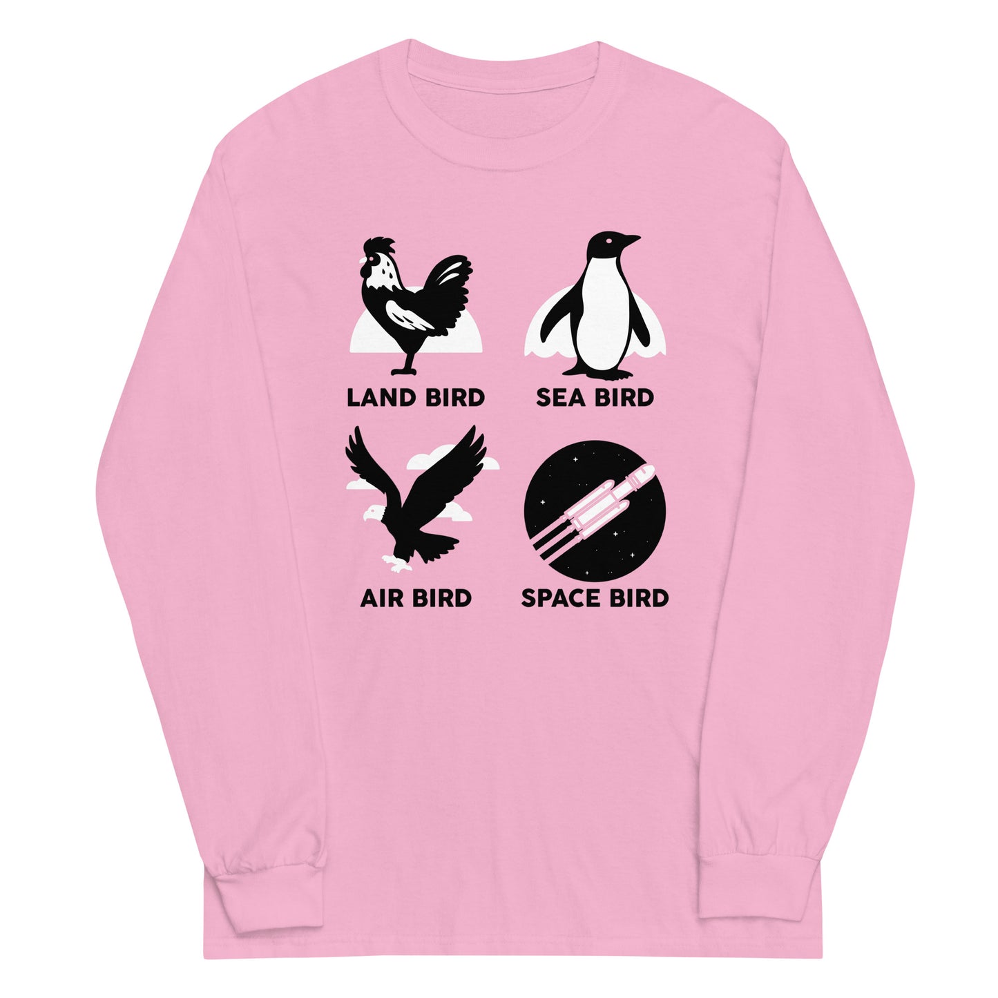 Types Of Birds Unisex Long Sleeve Tee