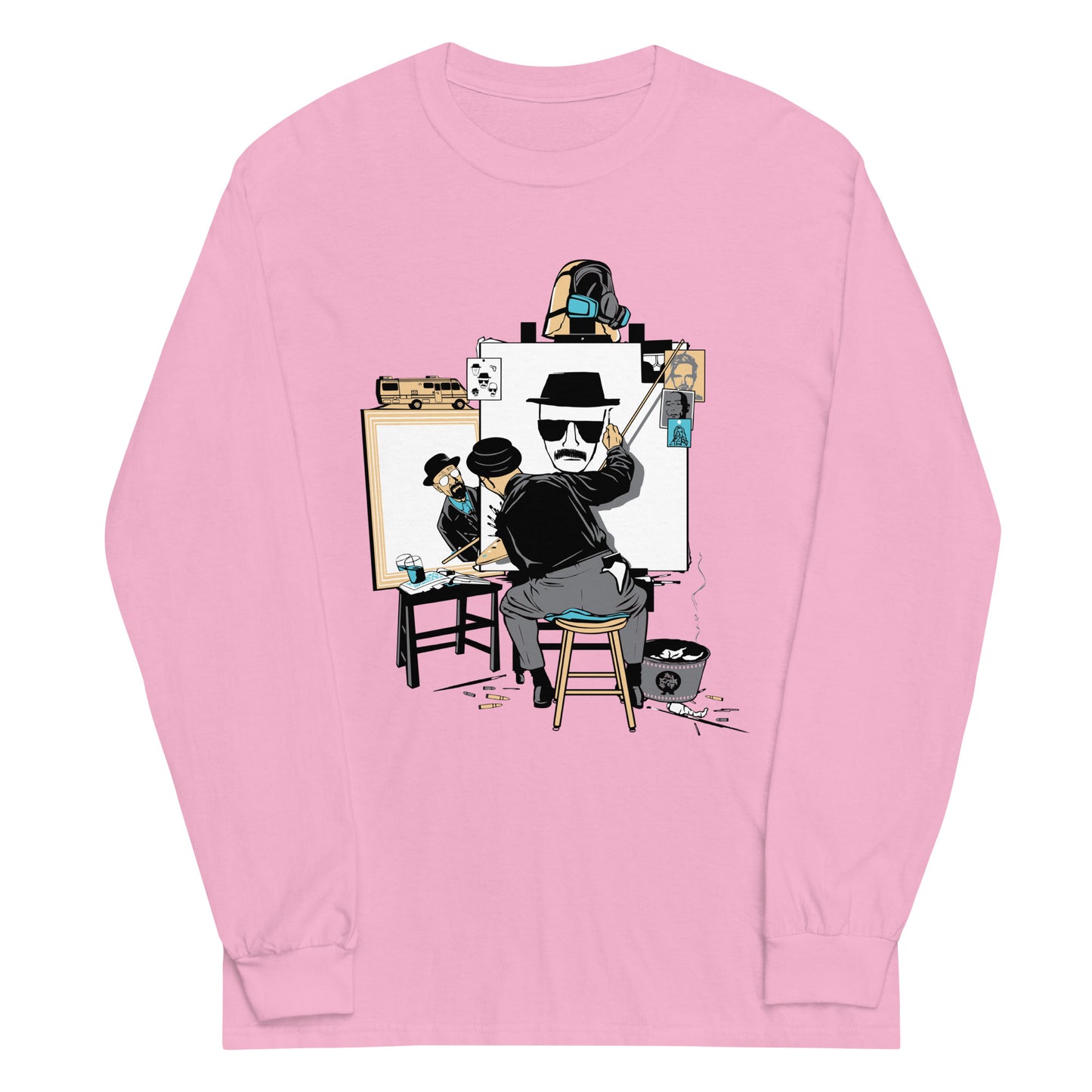 Heisenberg Self Portrait Unisex Long Sleeve Tee
