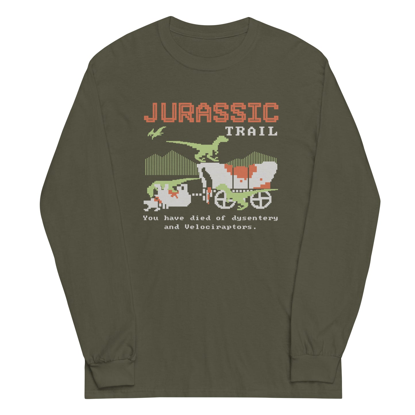 Jurassic Trail Unisex Long Sleeve Tee