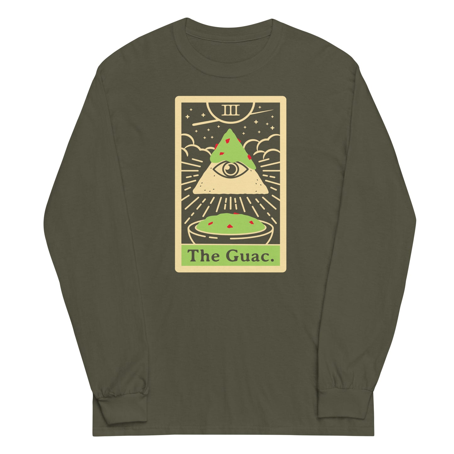 The Guac Tarot Unisex Long Sleeve Tee