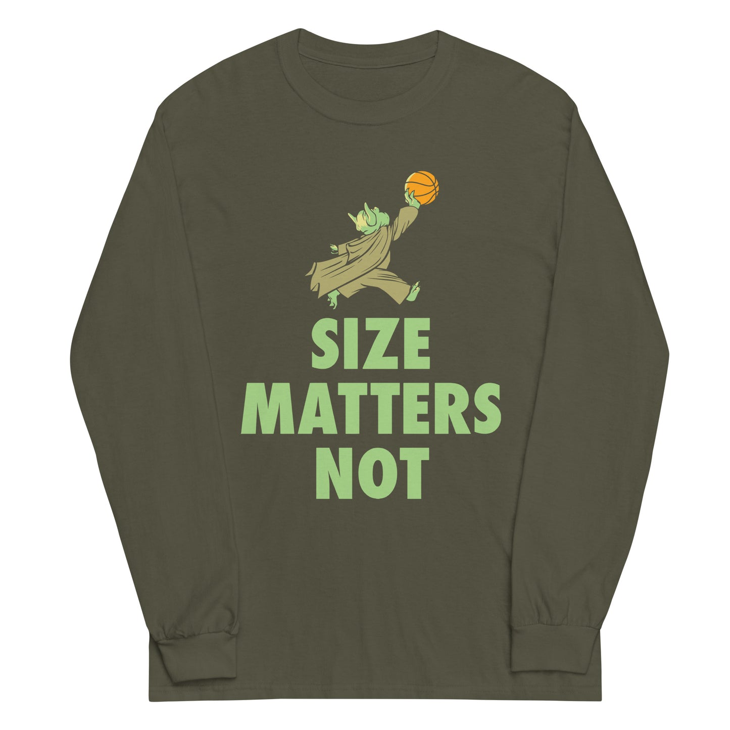 Size Matters Not Unisex Long Sleeve Tee