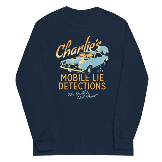 Charlie's Mobile Lie Detection Unisex Long Sleeve Tee
