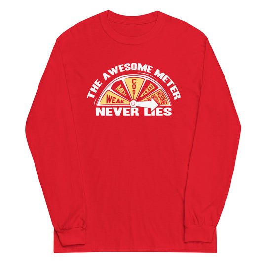 The Awesome Meter Unisex Long Sleeve Tee