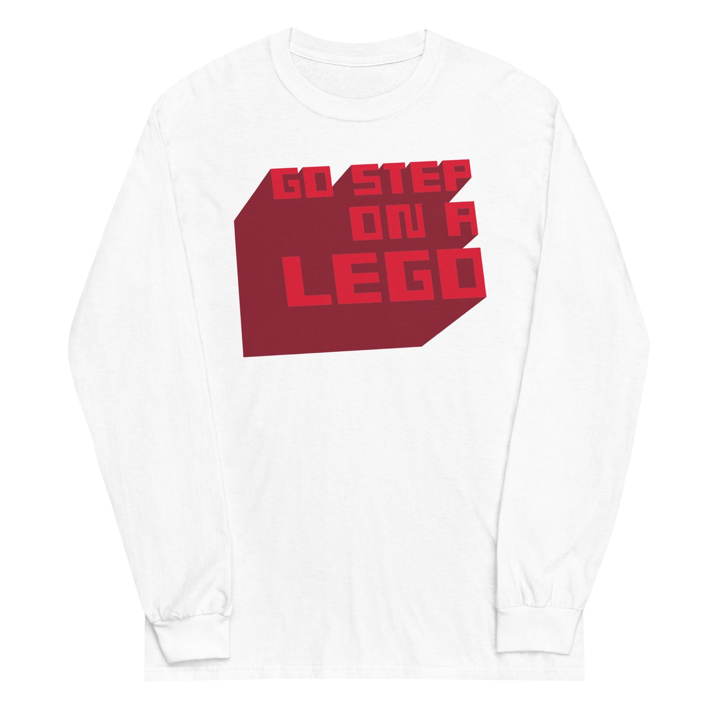 Go Step On A Lego Unisex Long Sleeve Tee