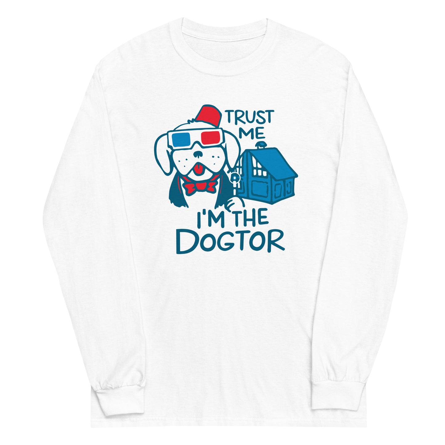 Trust Me, I'm The Dogtor Unisex Long Sleeve Tee