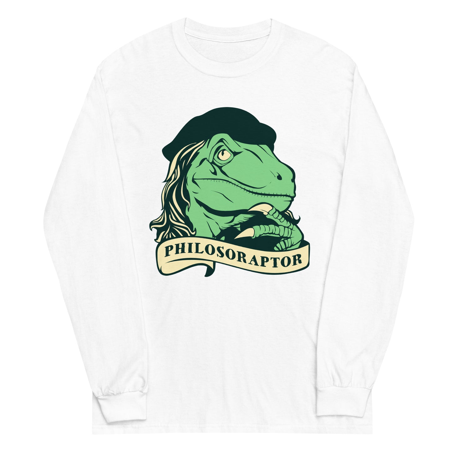 Philosoraptor Unisex Long Sleeve Tee