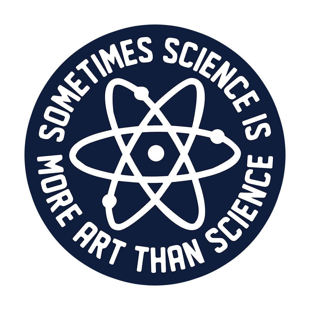 More Art Than Science Sticker