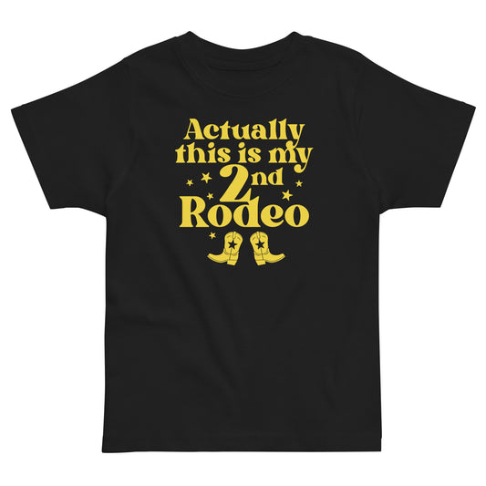 Actually This Is My 2nd Rodeo Kid's Toddler Tee