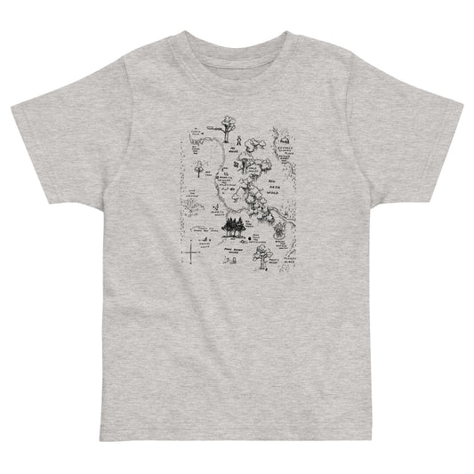 100 Acre Map Kid's Toddler Tee