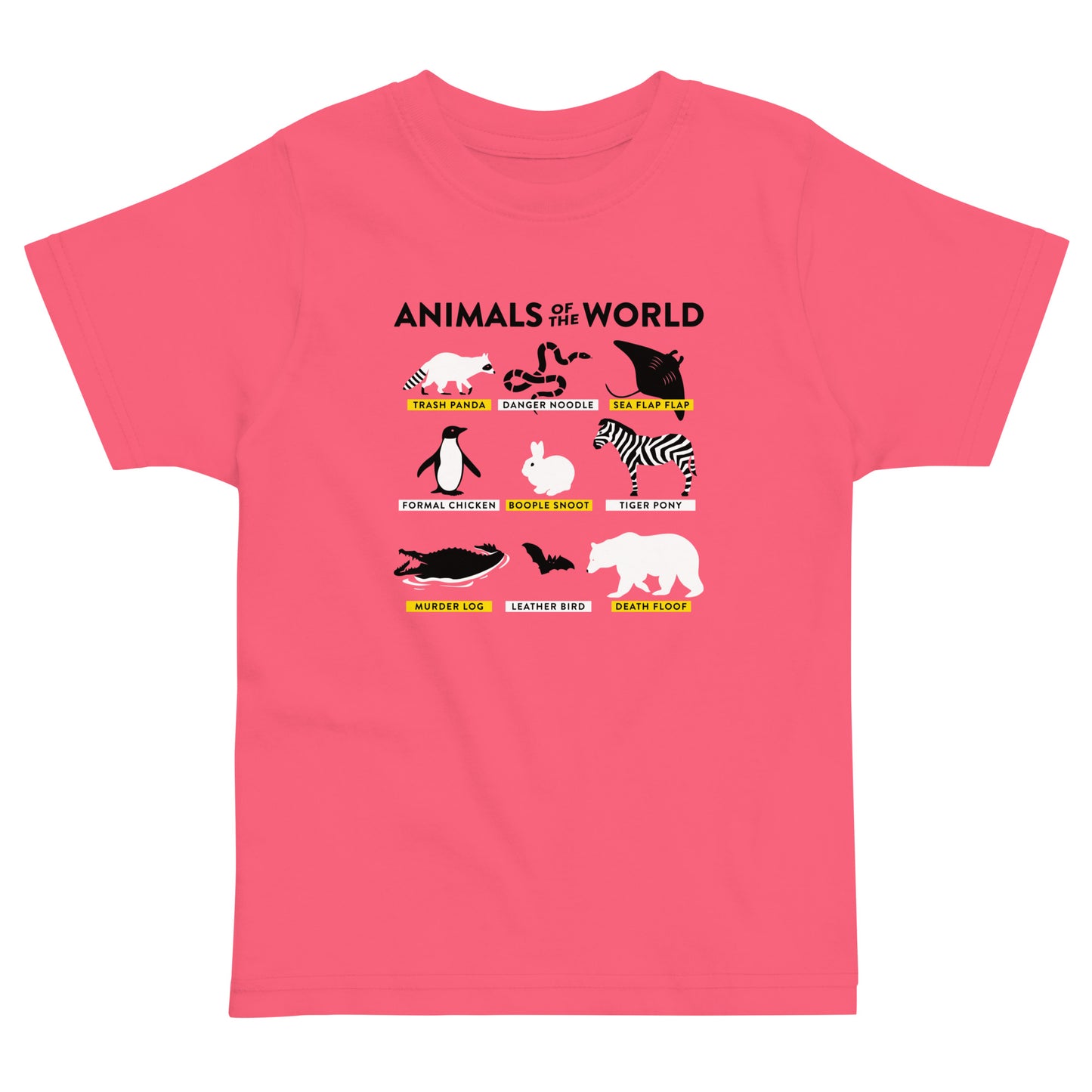 Animals Of The World Kid's Toddler Tee