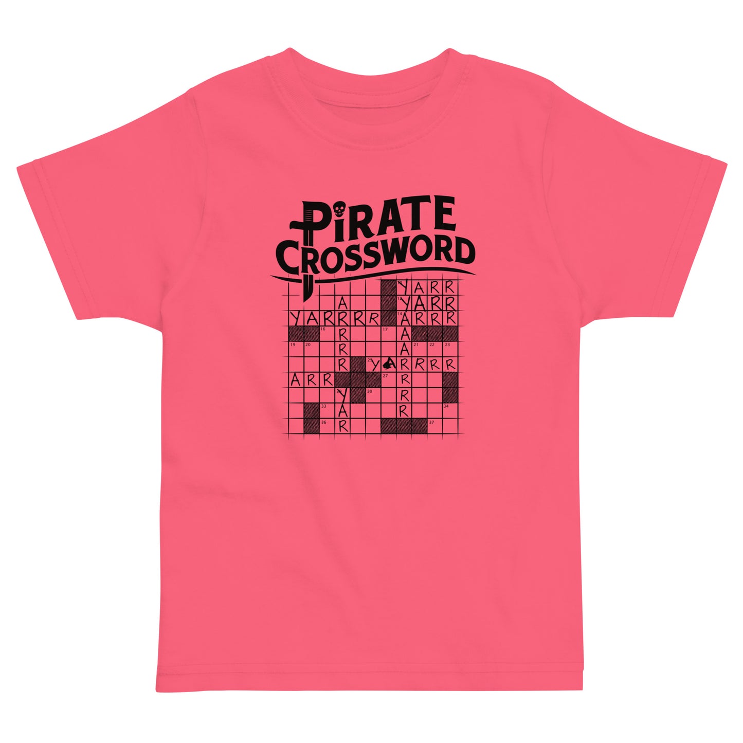 Pirate Crossword Kid's Toddler Tee