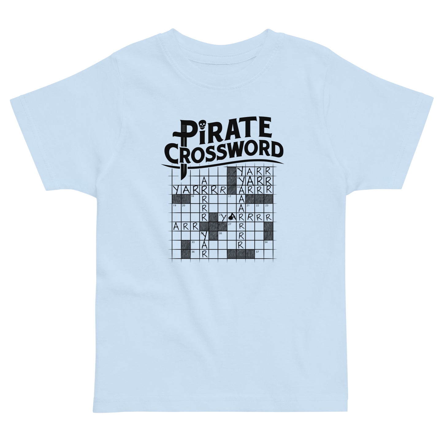 Pirate Crossword Kid's Toddler Tee