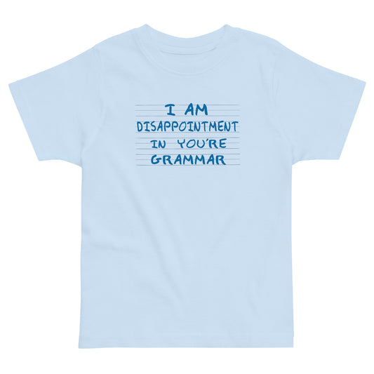 I Am Disappointment Kid's Toddler Tee