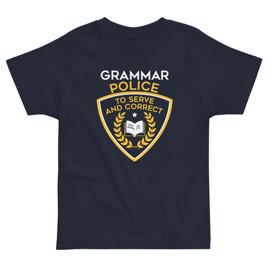 Grammar Police Kid's Toddler Tee
