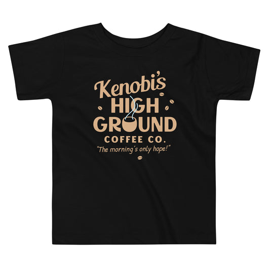 Kenobi's High Ground Coffee Co Kid's Toddler Tee
