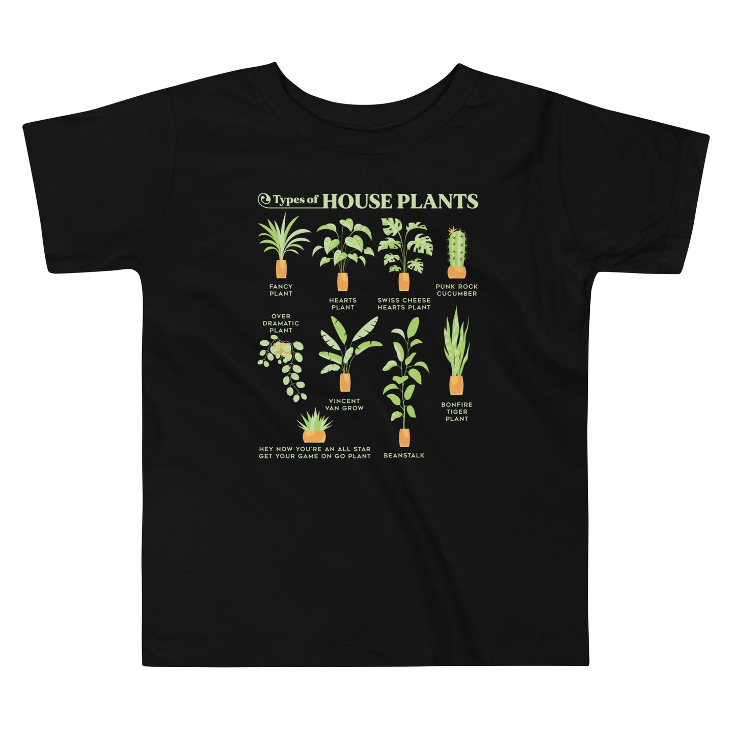 Types Of House Plants Kid's Toddler Tee