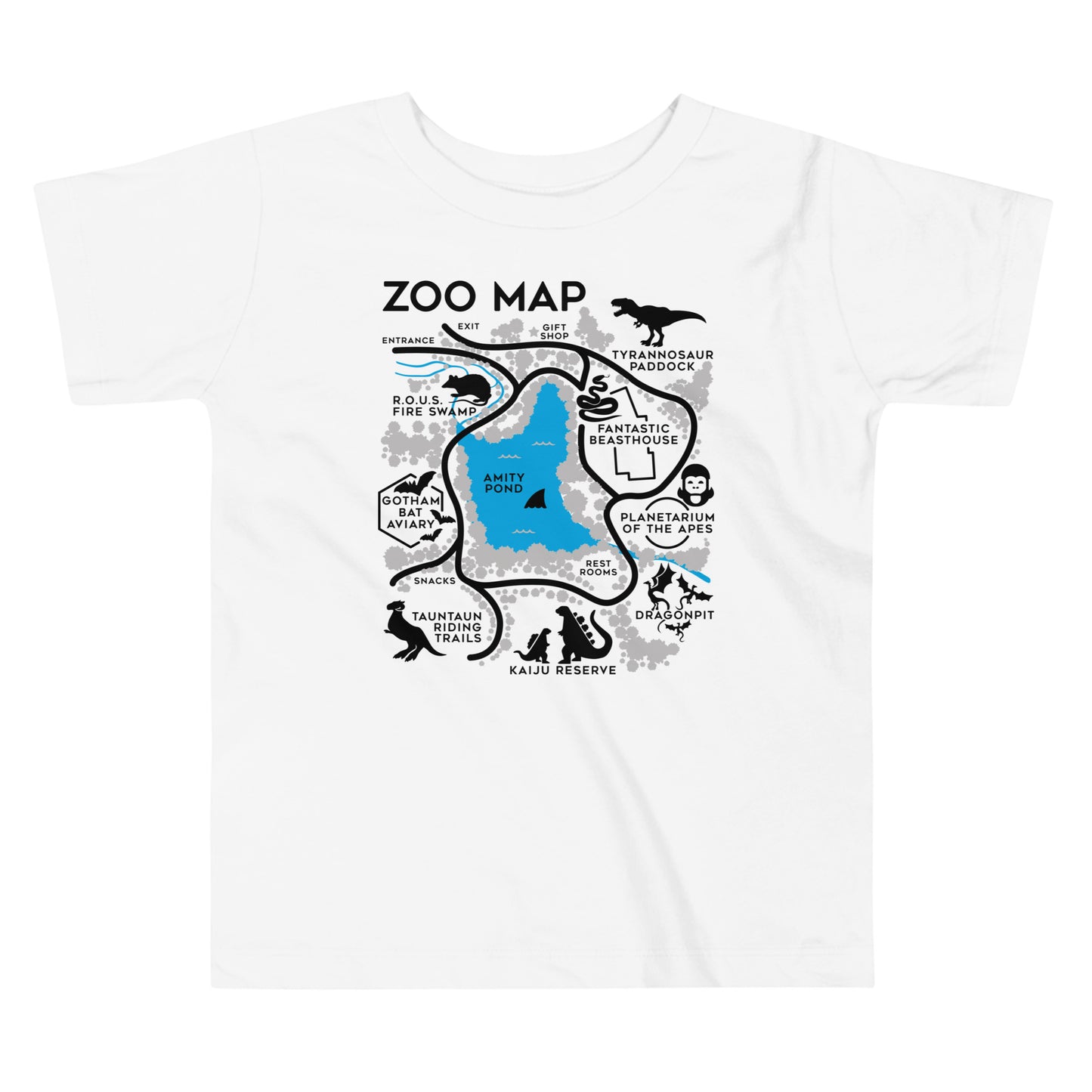 Zoo Map Kid's Toddler Tee