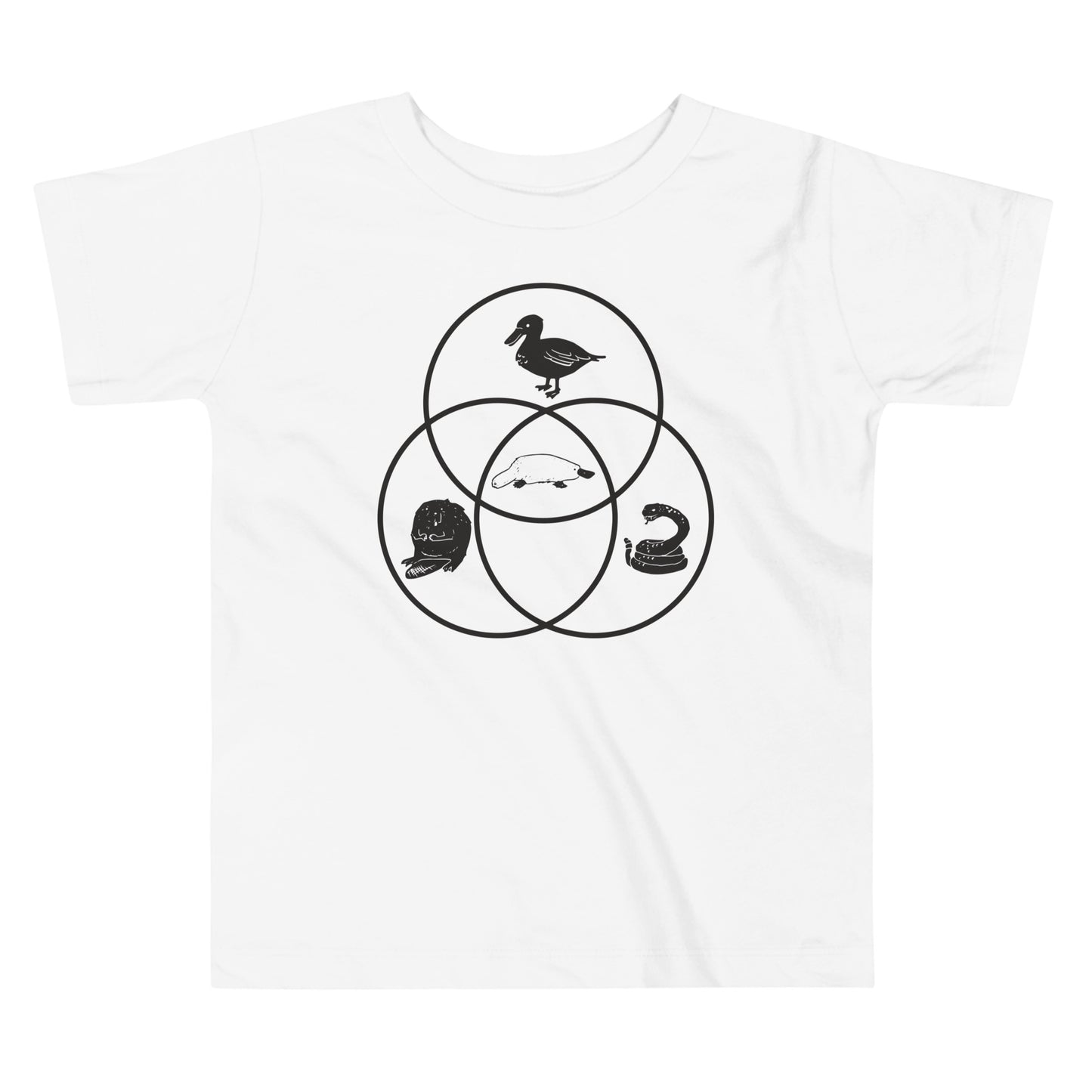 Platypus Venn Diagram Kid's Toddler Tee