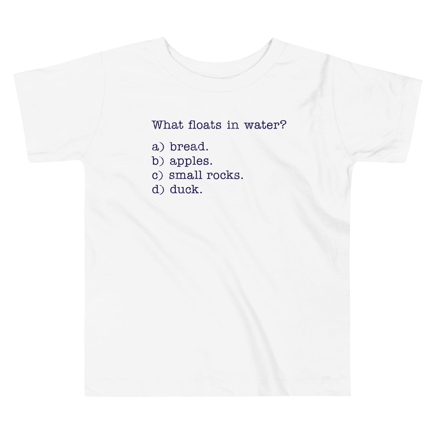 What Floats In Water? Kid's Toddler Tee