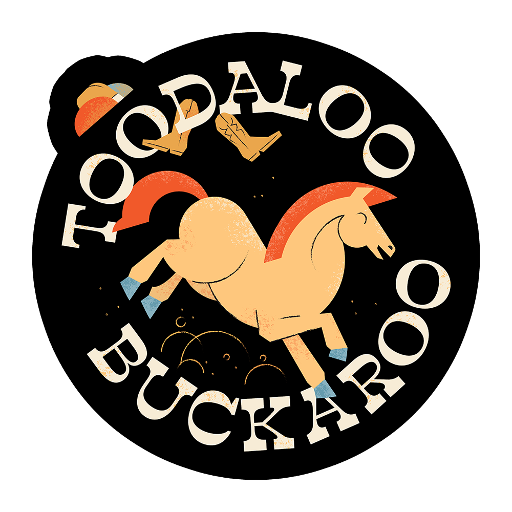 Toodaloo Buckaroo Sticker