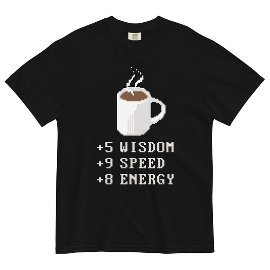 Coffee Plus To Stats Men's Relaxed Fit Tee