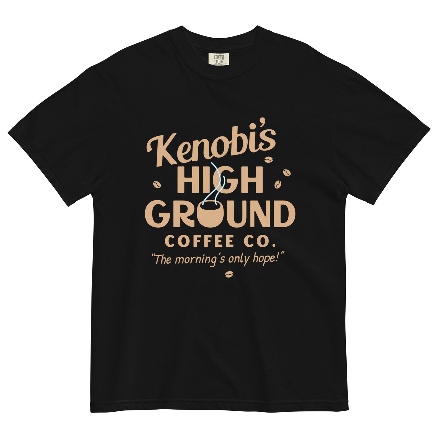 Kenobi's High Ground Coffee Co Men's Relaxed Fit Tee