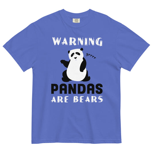 Warning, Pandas Are Bears Men's Relaxed Fit Tee
