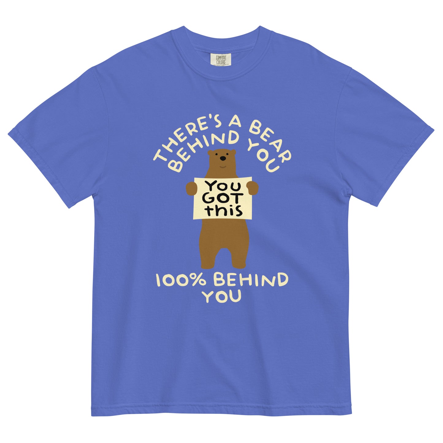 There's A Bear Behind You, 100% Behind You Men's Relaxed Fit Tee