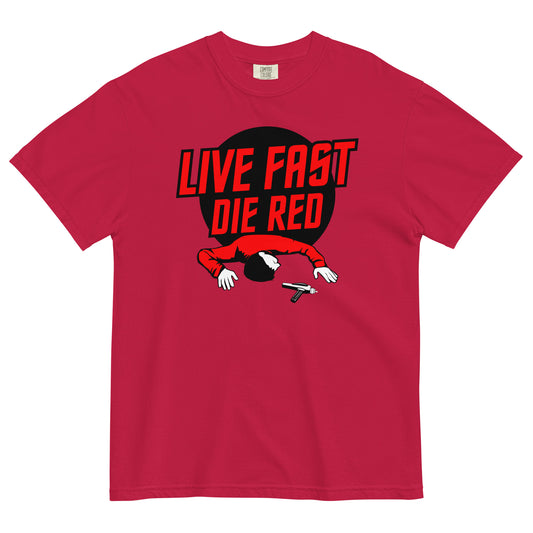 Live Fast Die Red Men's Relaxed Fit Tee