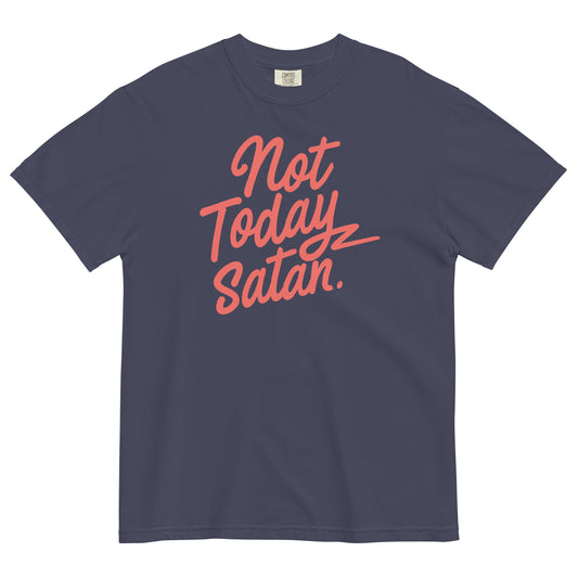 Not Today Satan Men's Relaxed Fit Tee