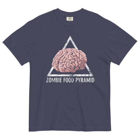 Zombie Food Pyramid Men's Relaxed Fit Tee