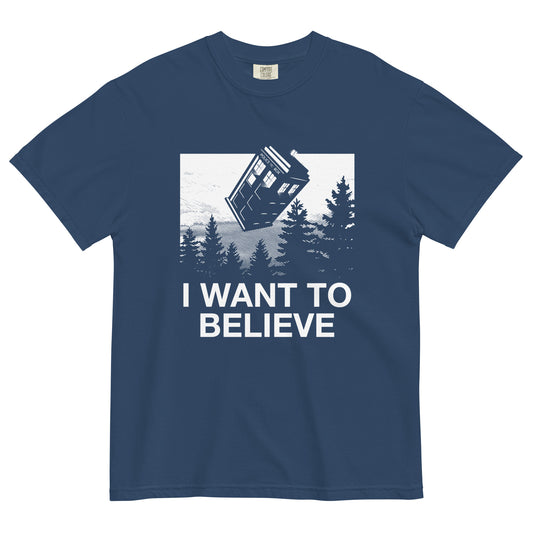 I Want To Believe Tardis Men's Relaxed Fit Tee