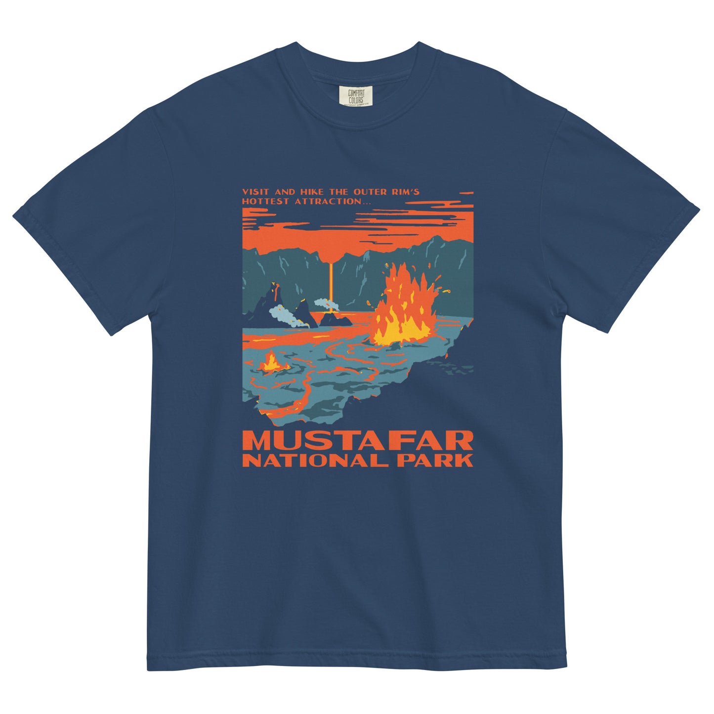 Mustafar National Park Men's Relaxed Fit Tee
