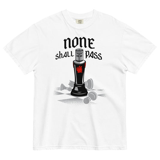 None Shall Pass Black Knight Men's Relaxed Fit Tee