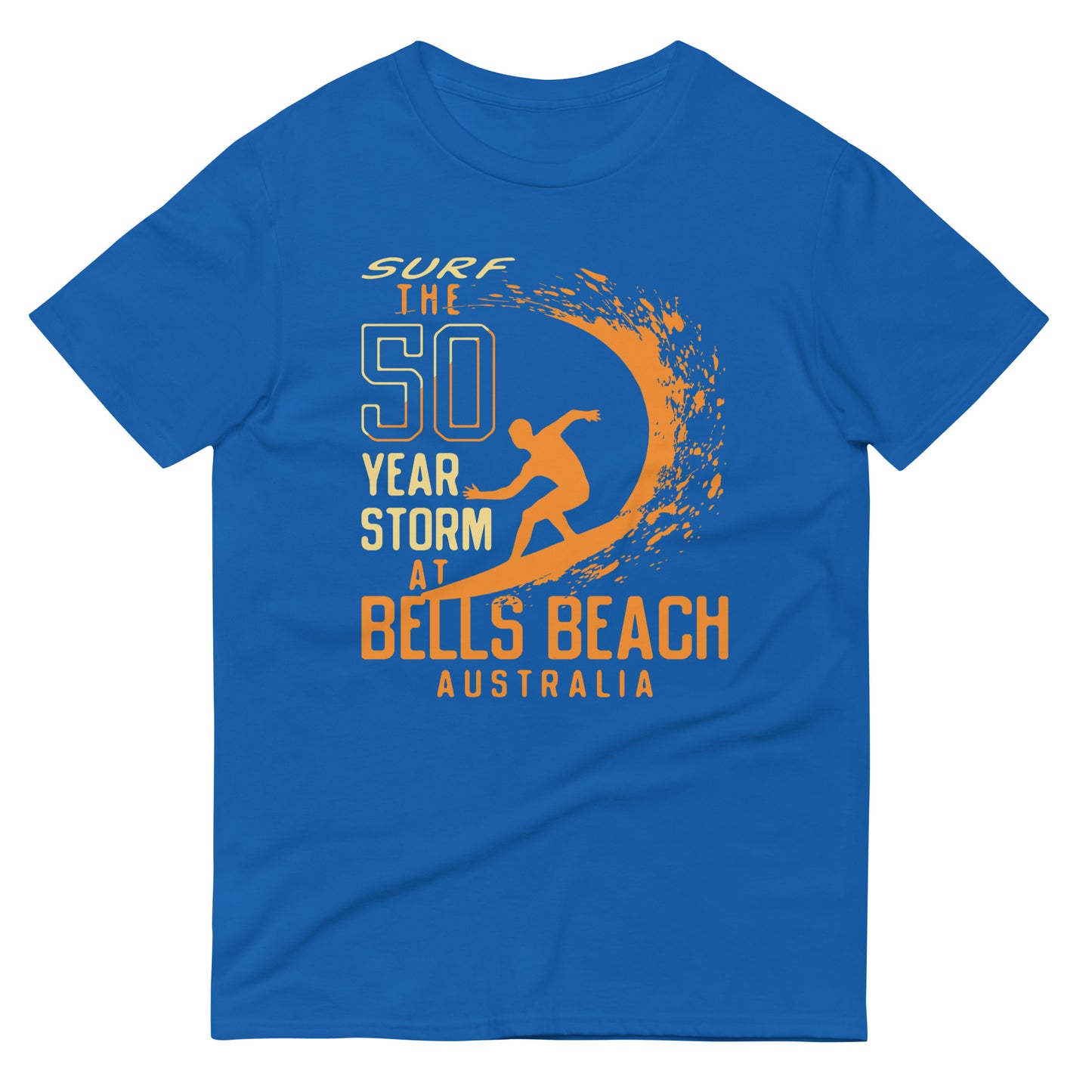 50 Year Storm At Bells Beach Men's Signature Tee