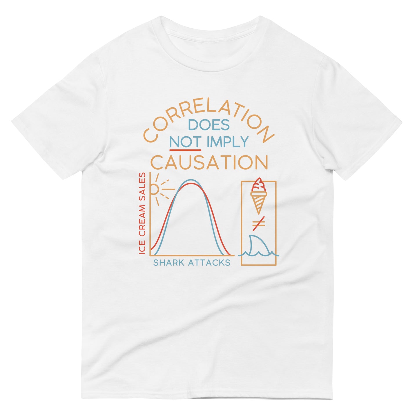 Correlation Does Not Imply Causation Men's Signature Tee