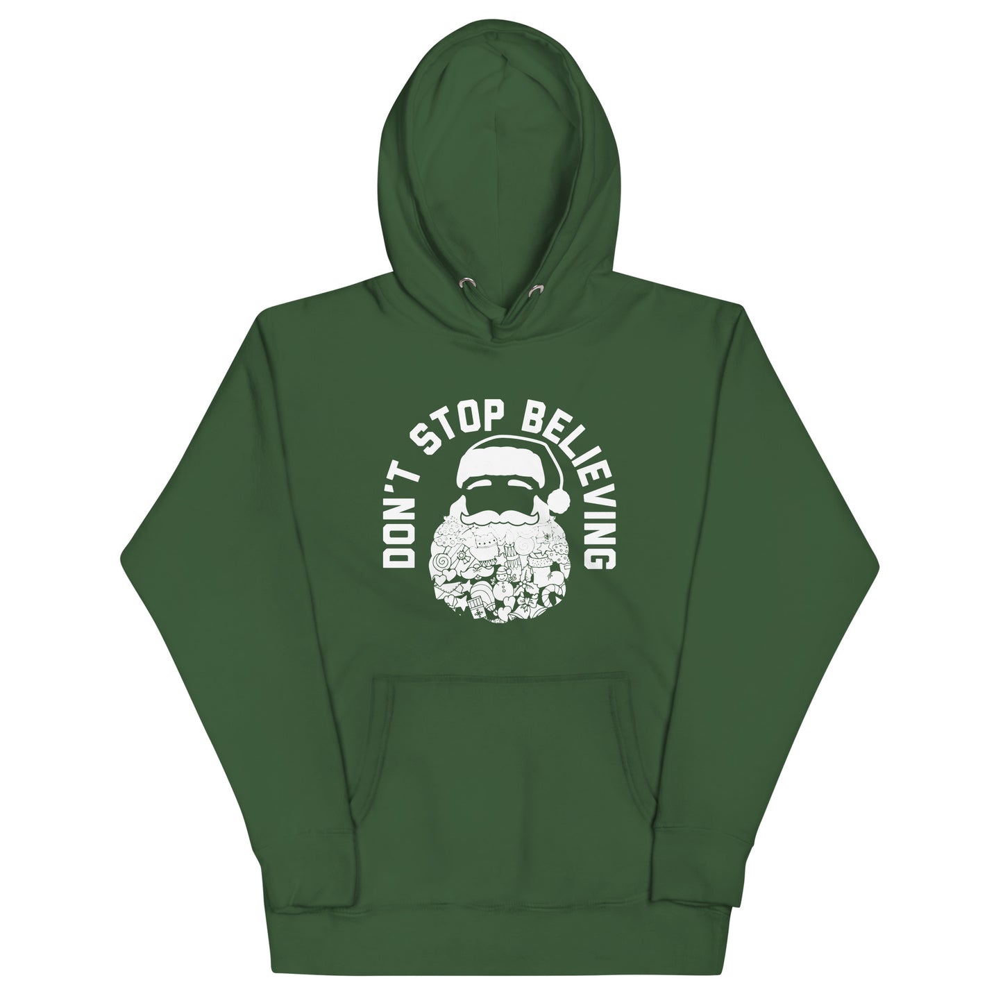Don't Stop Believing Santa Unisex Hoodie