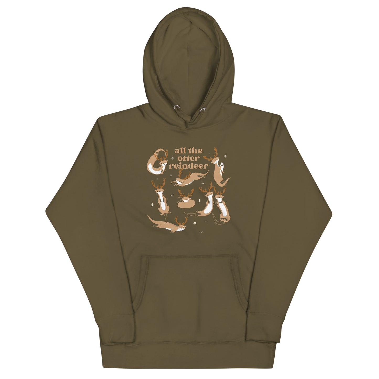 All The Otter Reindeer Unisex Hoodie