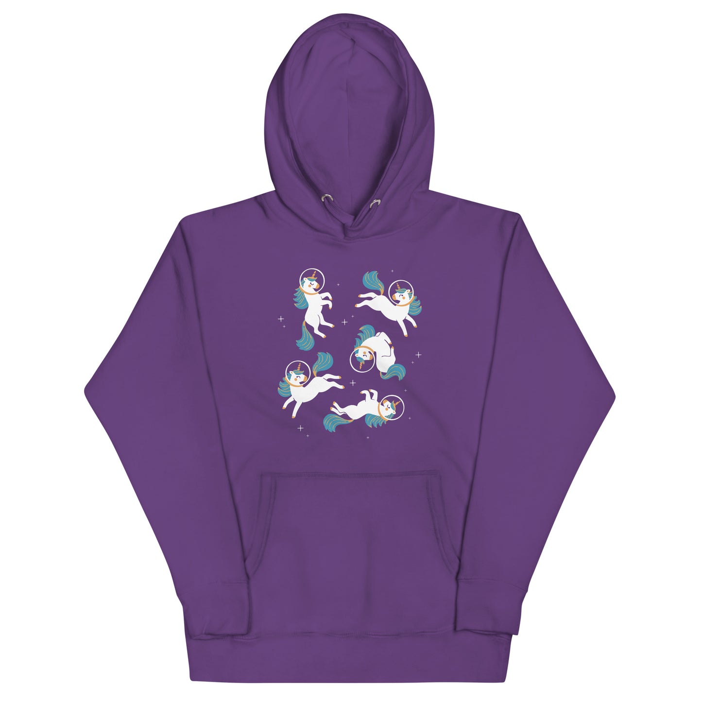 Unicorns In Space Unisex Hoodie