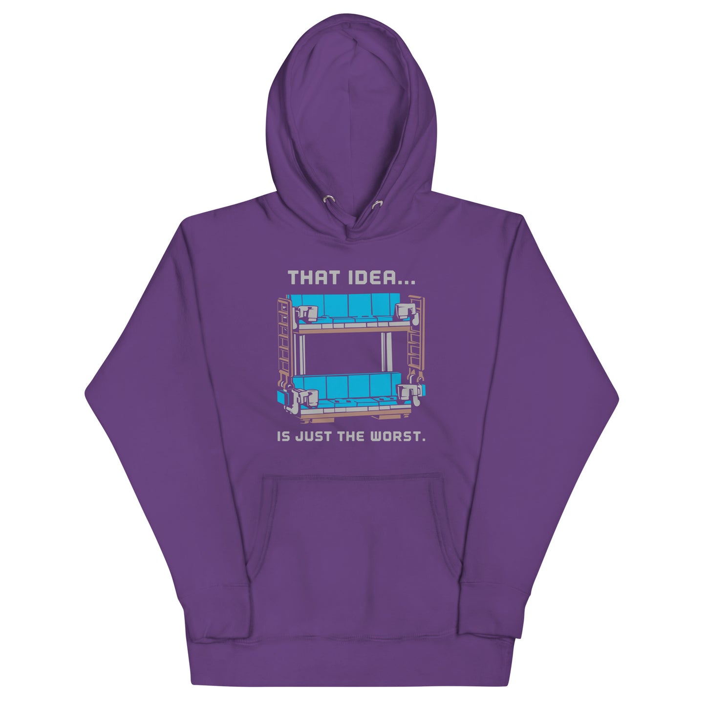 Double Decker Couch Unisex Hoodie