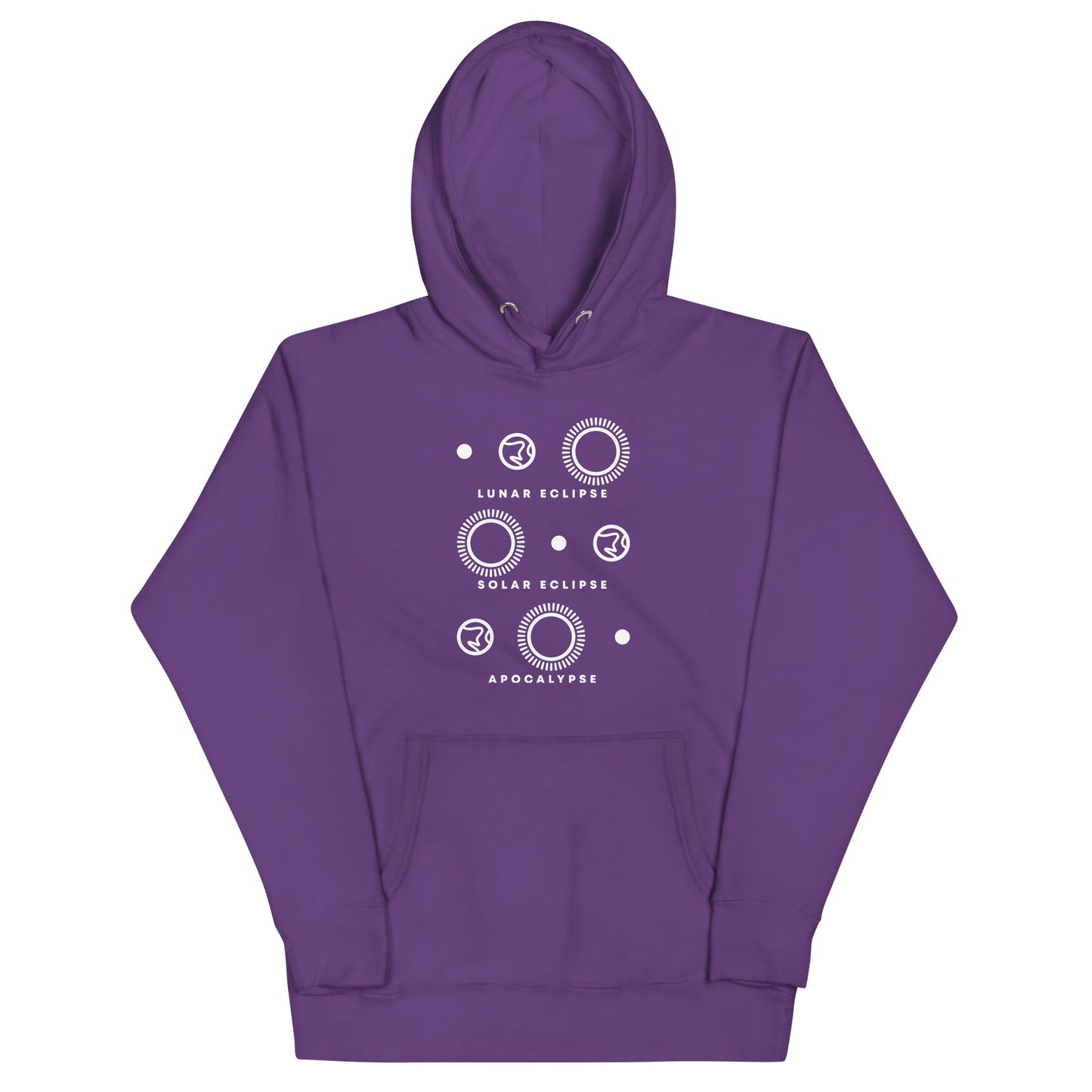 Lunar Eclipse Solar Eclipse Apocalypse Unisex Hoodie