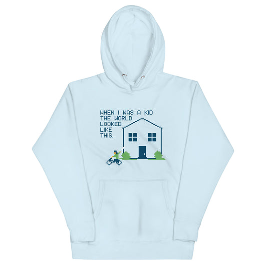 When I Was A Kid The World Unisex Hoodie