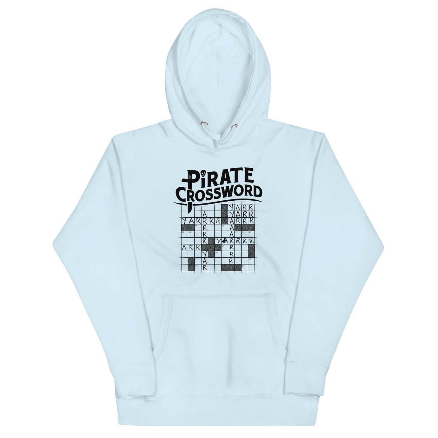 Pirate Crossword Unisex Hoodie