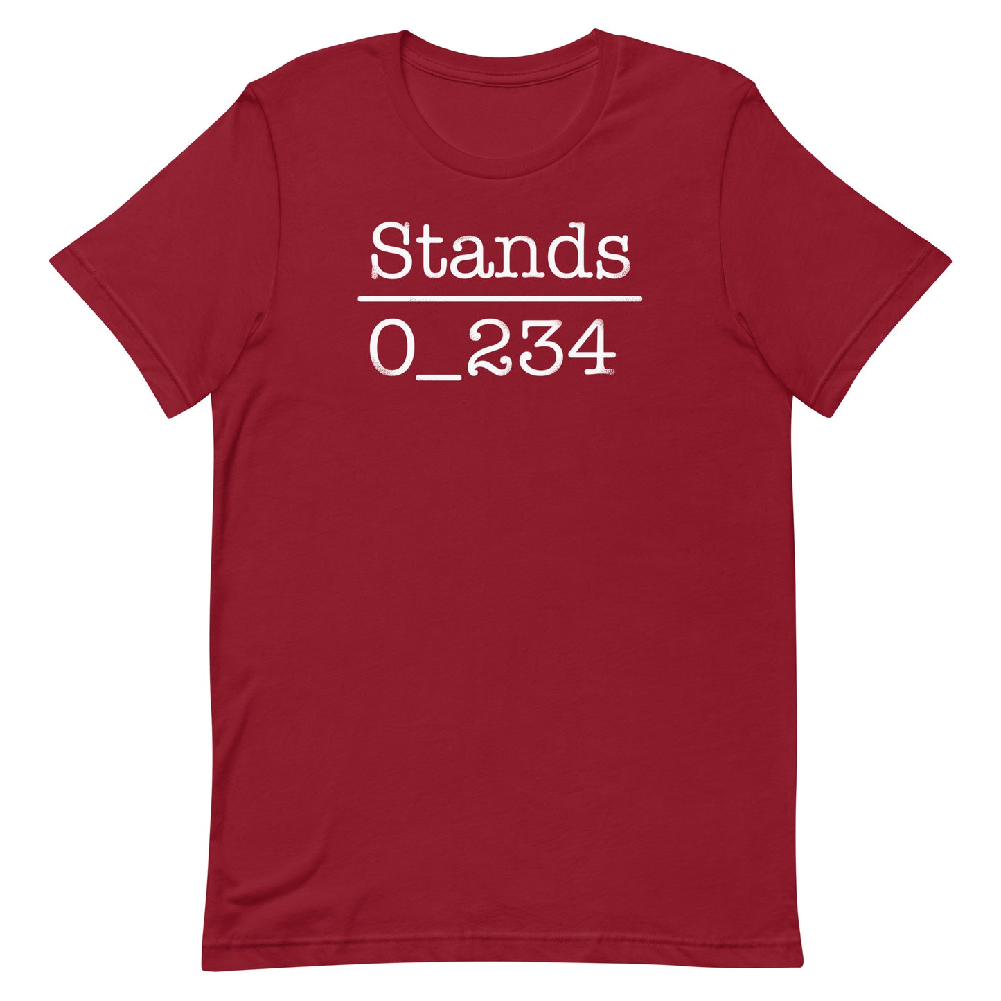 No 1 Under Stands Men's Signature Tee