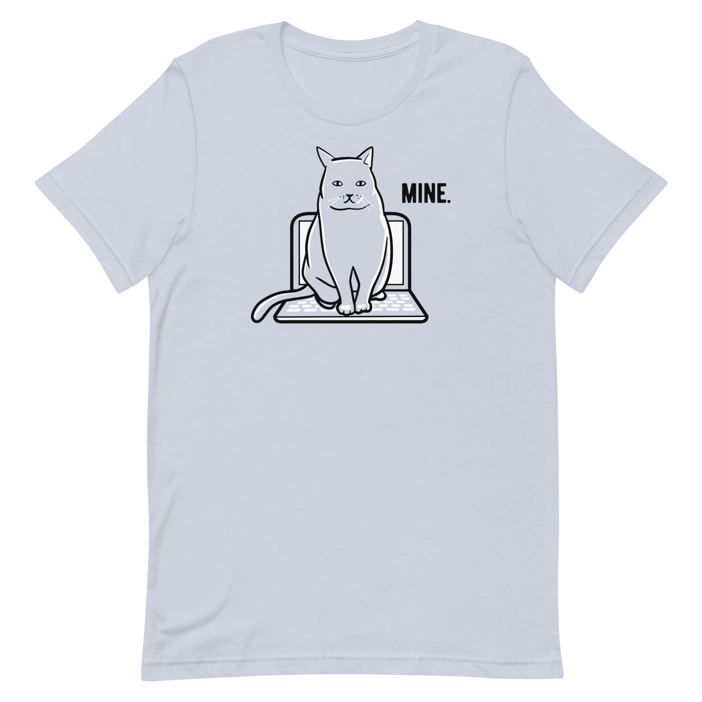 Mine Computer Cat Men's Signature Tee