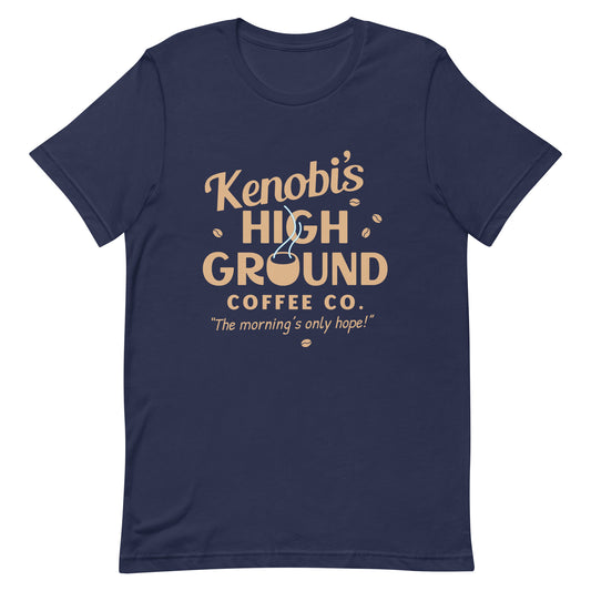 Kenobi's High Ground Coffee Co Men's Signature Tee